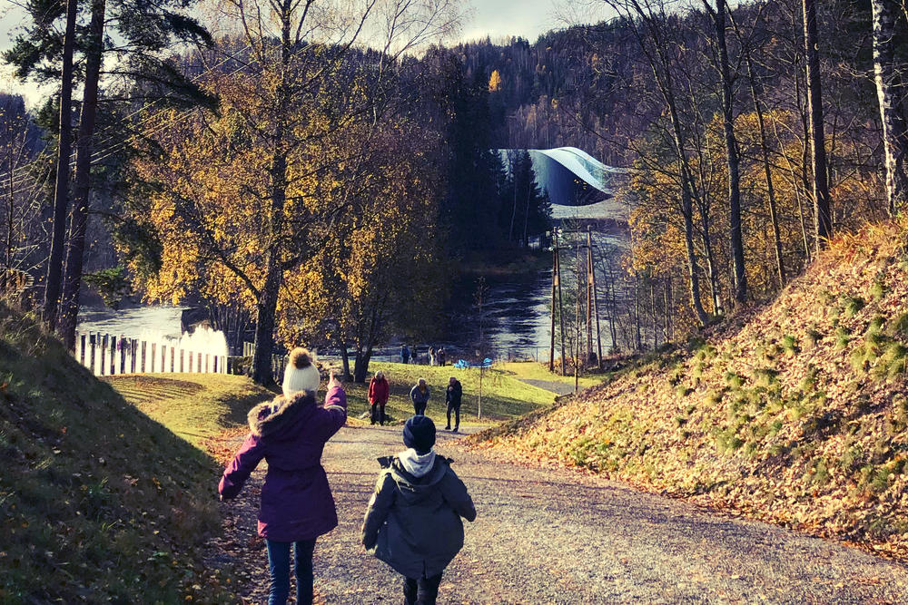 Kistefos museum har installert destinasjonsladere fra Kople
