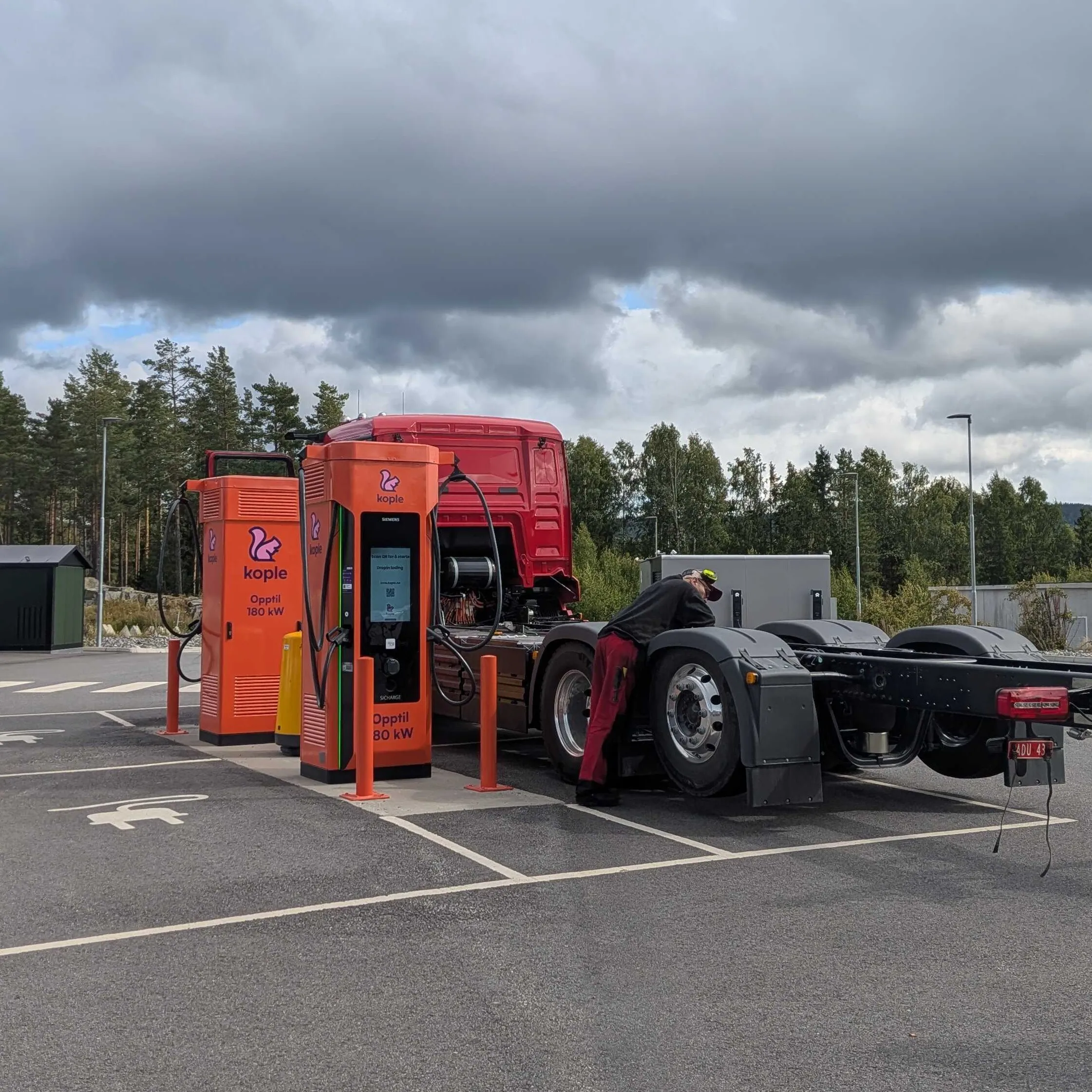 Tungbillading på depot-idx