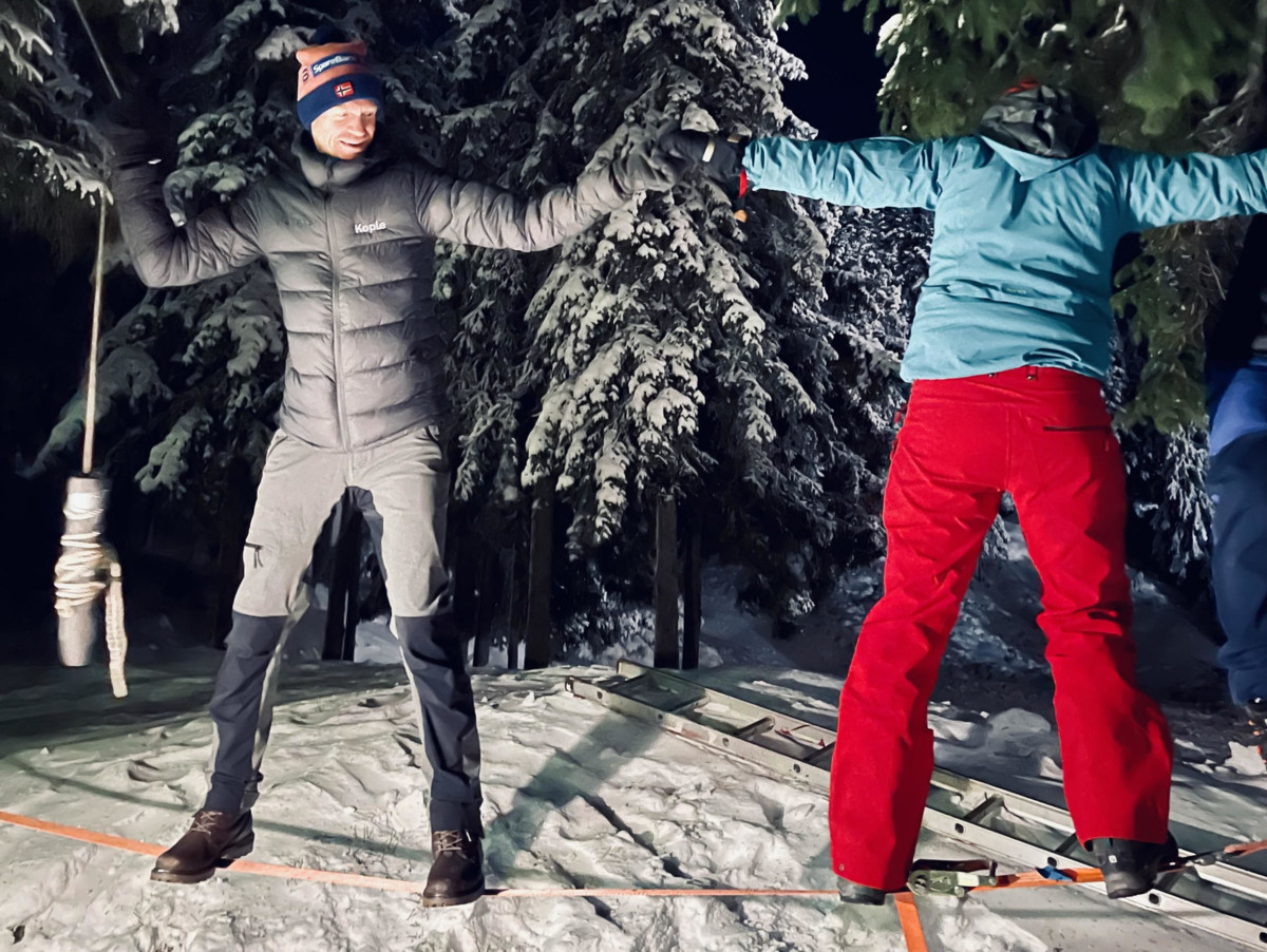Teambuilding på julebordet på Ringkollen i 2022