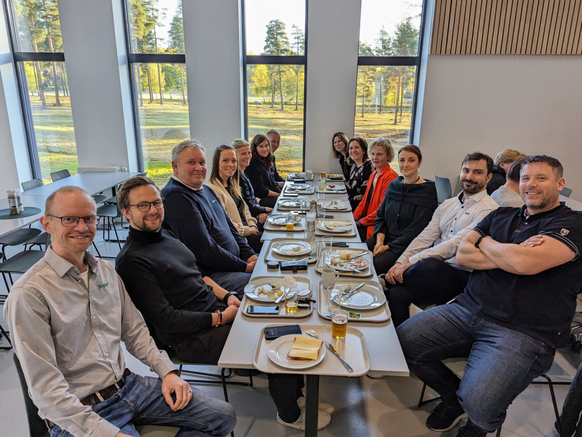 Markering av verdensdagen for psykisk helse 2023, med felles frokost i kantina.